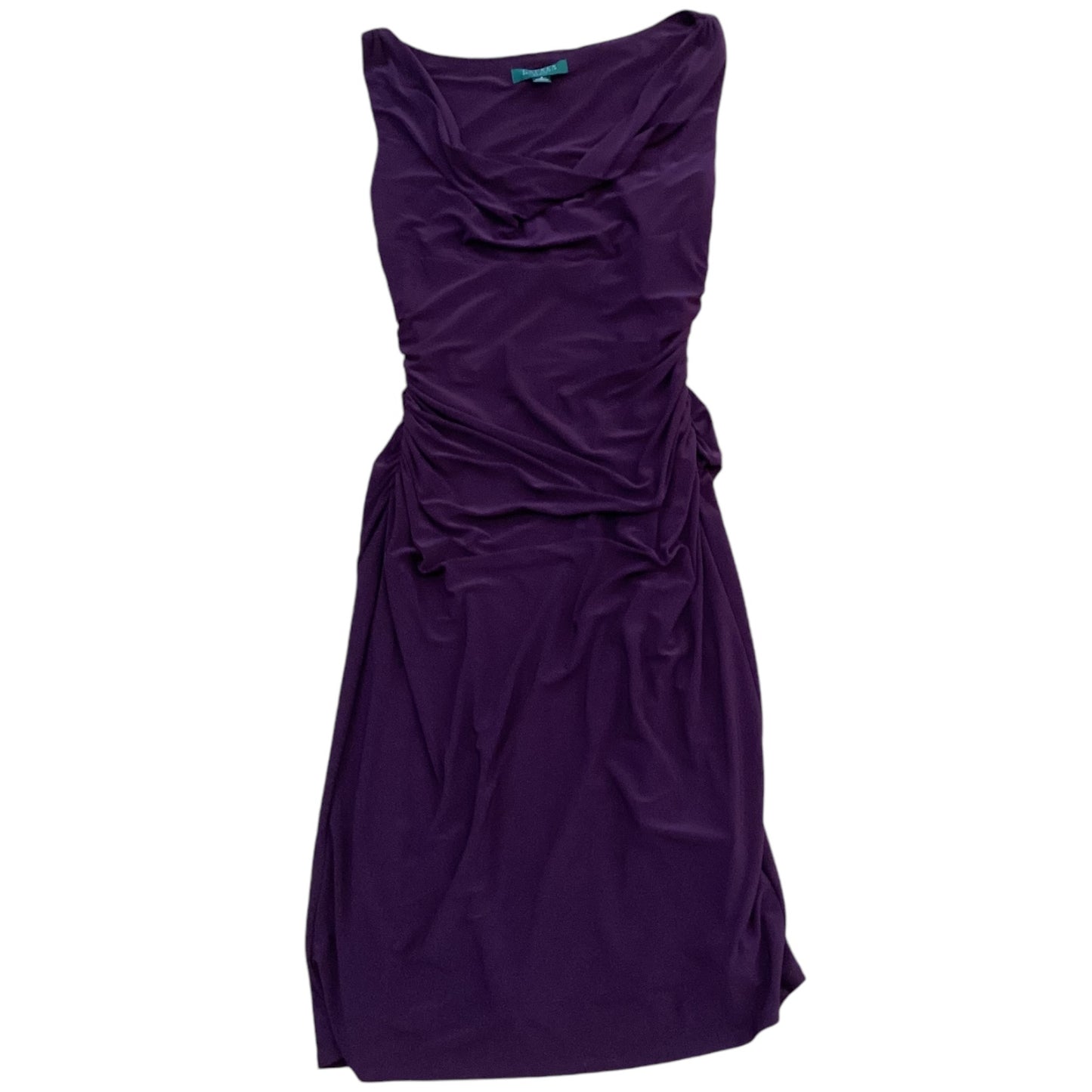 Dress Casual Midi By Lauren By Ralph Lauren In Purple, Size: S