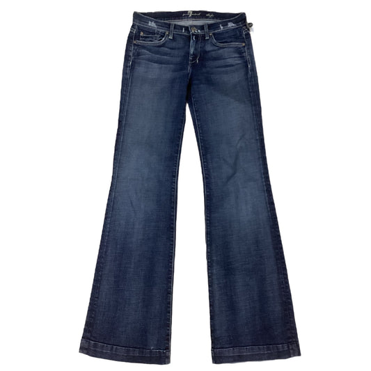 Jeans Designer By 7 For All Mankind In Blue Denim, Size: 4