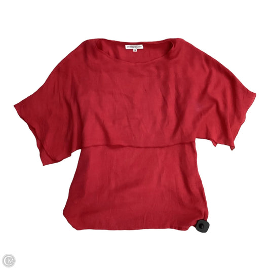 Top Long Sleeve By Clothes Mentor In Red, Size: S