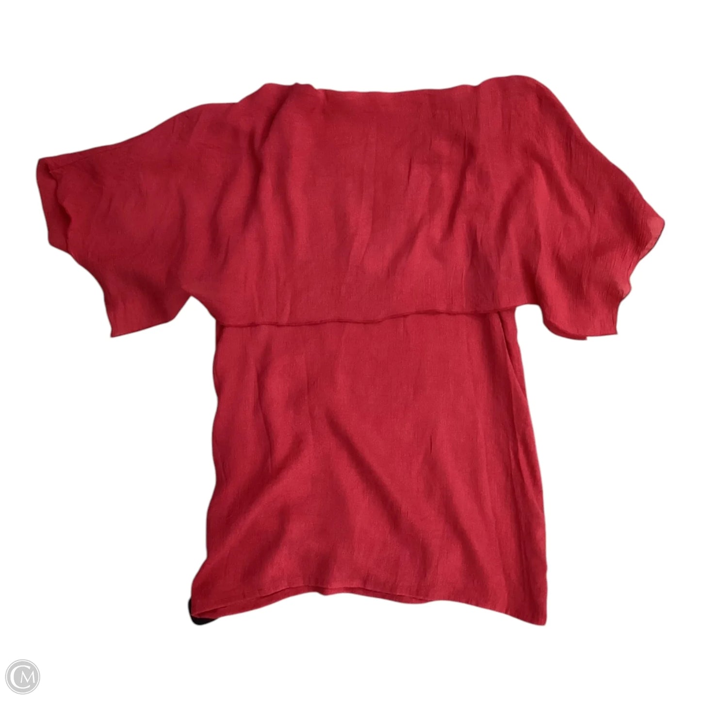 Top Long Sleeve By Clothes Mentor In Red, Size: S