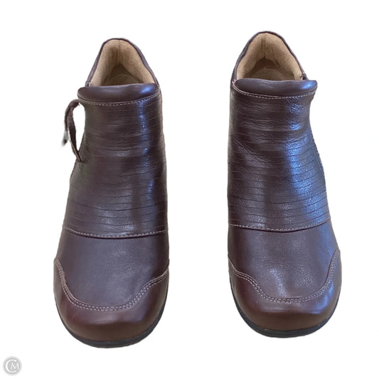 Boots Ankle Flats By Taos In Brown, Size: 11