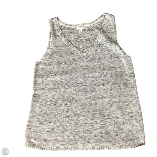 Vest Sweater By J. Jill In Multi-colored, Size: M