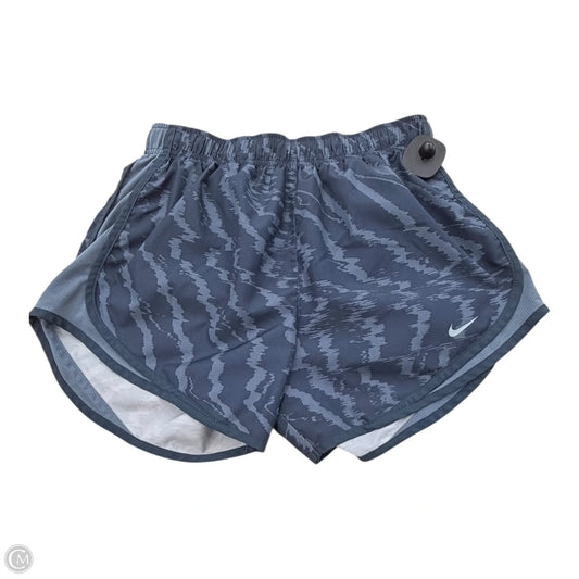 Athletic Shorts By Nike In Blue & Grey, Size: M