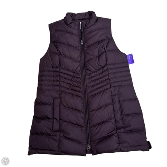 Vest Puffer & Quilted By J. Jill In Maroon, Size: S