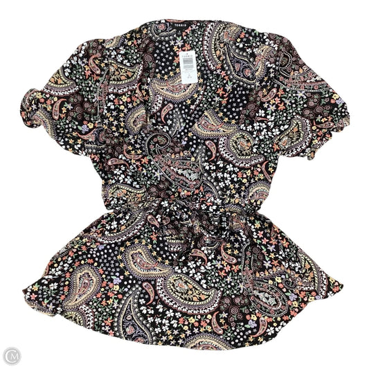 Blouse Short Sleeve By Torrid In Multi-colored, Size: 2x