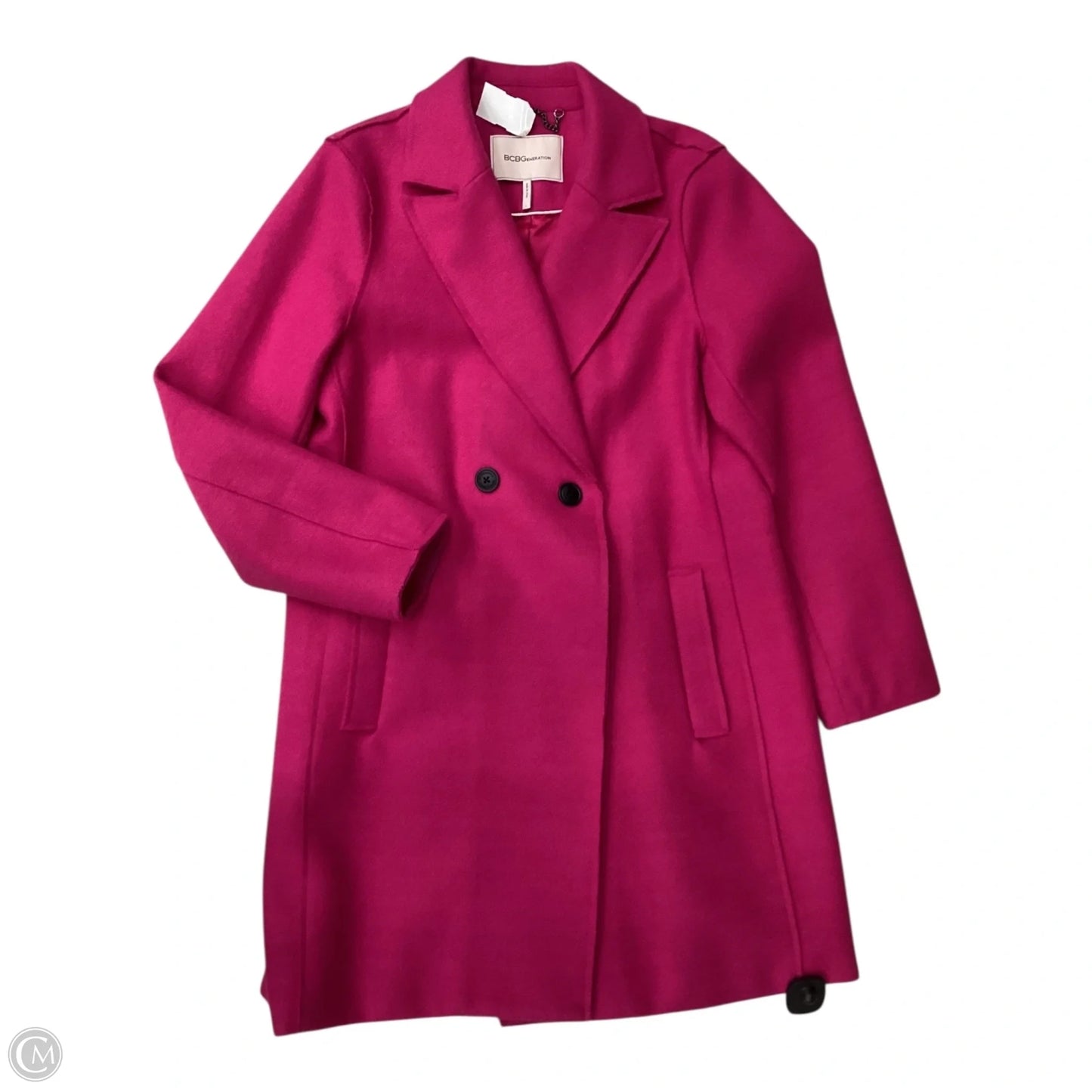 Coat Peacoat By Bcbgeneration In Pink, Size: L
