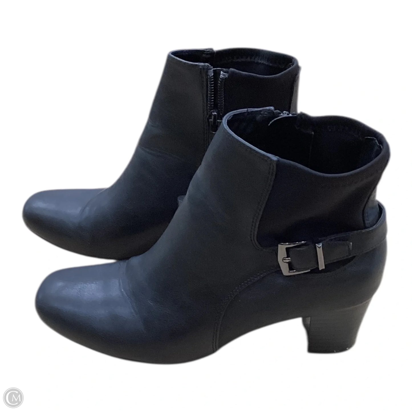 Boots Ankle Heels By East 5th In Black, Size: 6