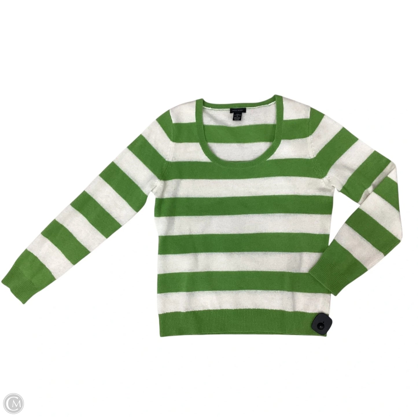 Sweater Cashmere By Clothes Mentor In Striped Pattern, Size: M
