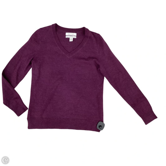 Sweater By Ellen Tracy In Purple, Size: M