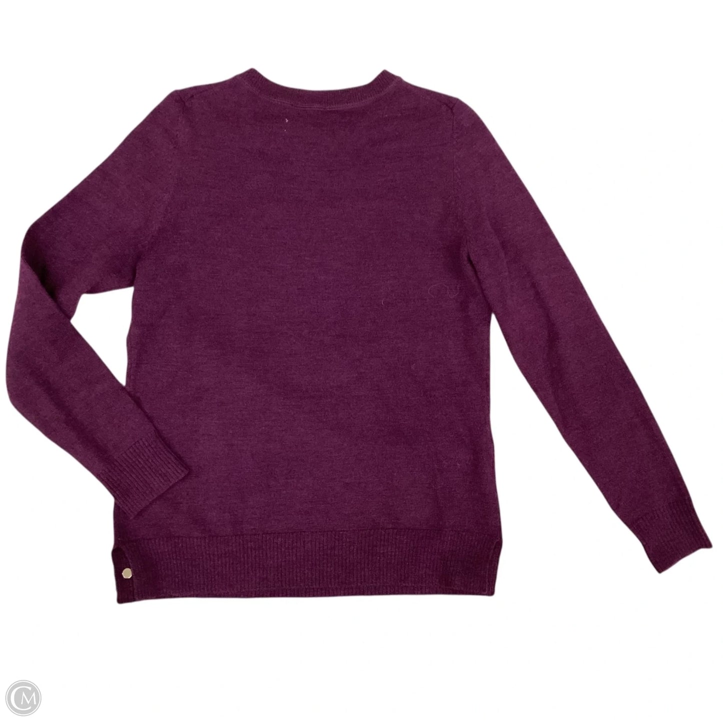 Sweater By Ellen Tracy In Purple, Size: M