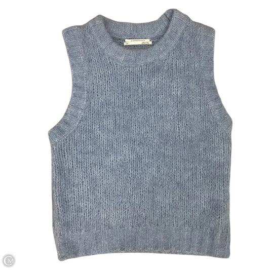 Vest Sweater By Anthropologie In Blue, Size: M