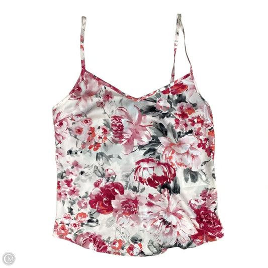 Top Sleeveless By White House Black Market In Floral Print, Size: 8