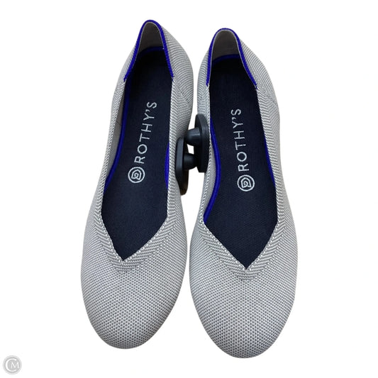 Shoes Flats By Rothys In Grey, Size: 10