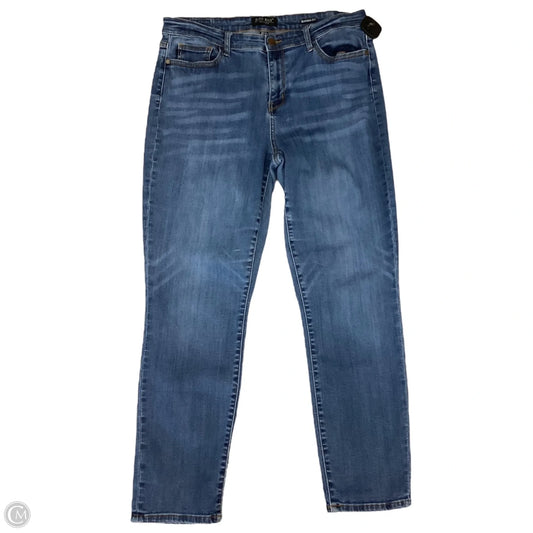Jeans Boyfriend By Judy Blue In Blue Denim, Size: 14
