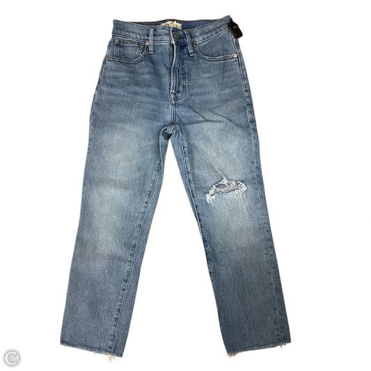 Jeans Skinny By Madewell In Blue Denim, Size: 2