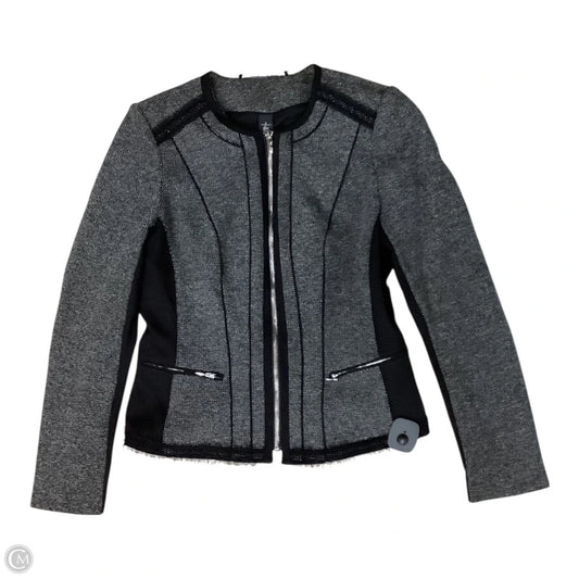 Blazer By White House Black Market In Black & Grey, Size: 8