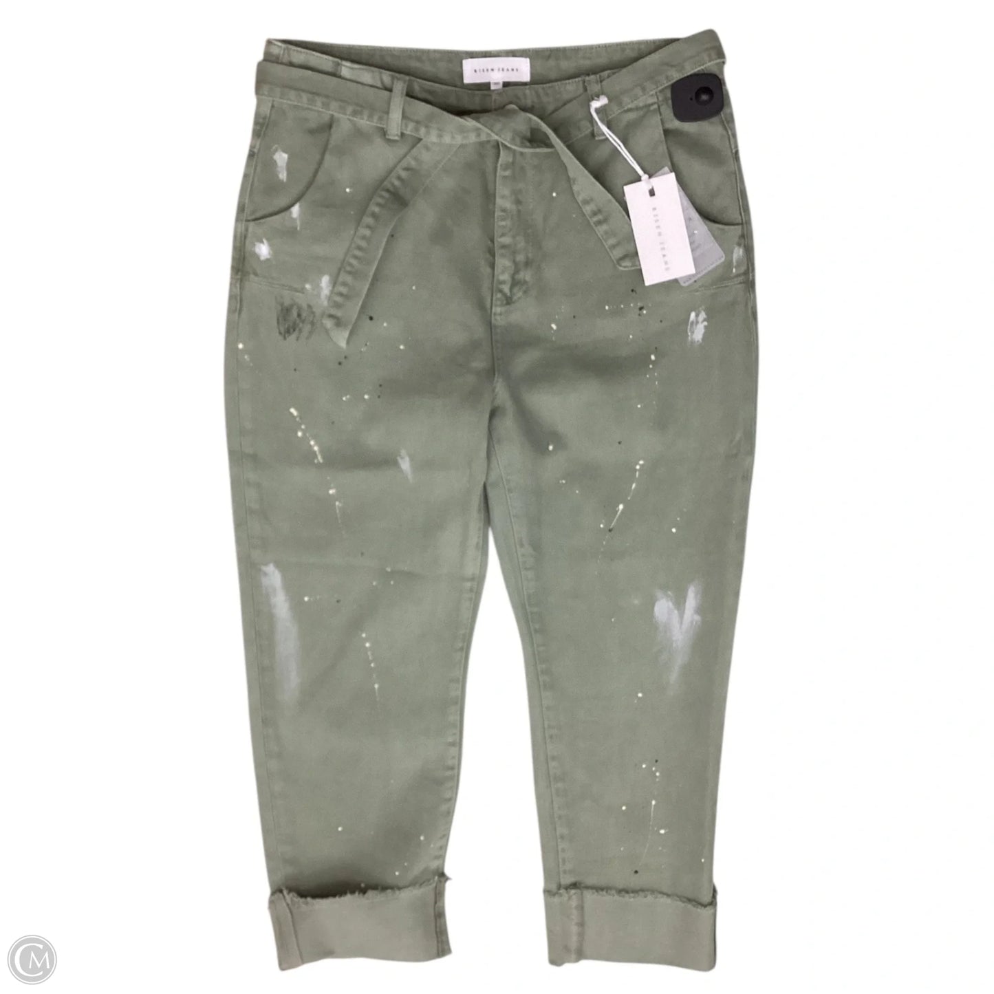 Jeans Boyfriend By Risen In Green, Size: 10