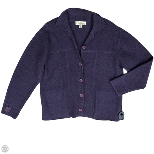 Coat Wool By Cabelas In Purple, Size: L