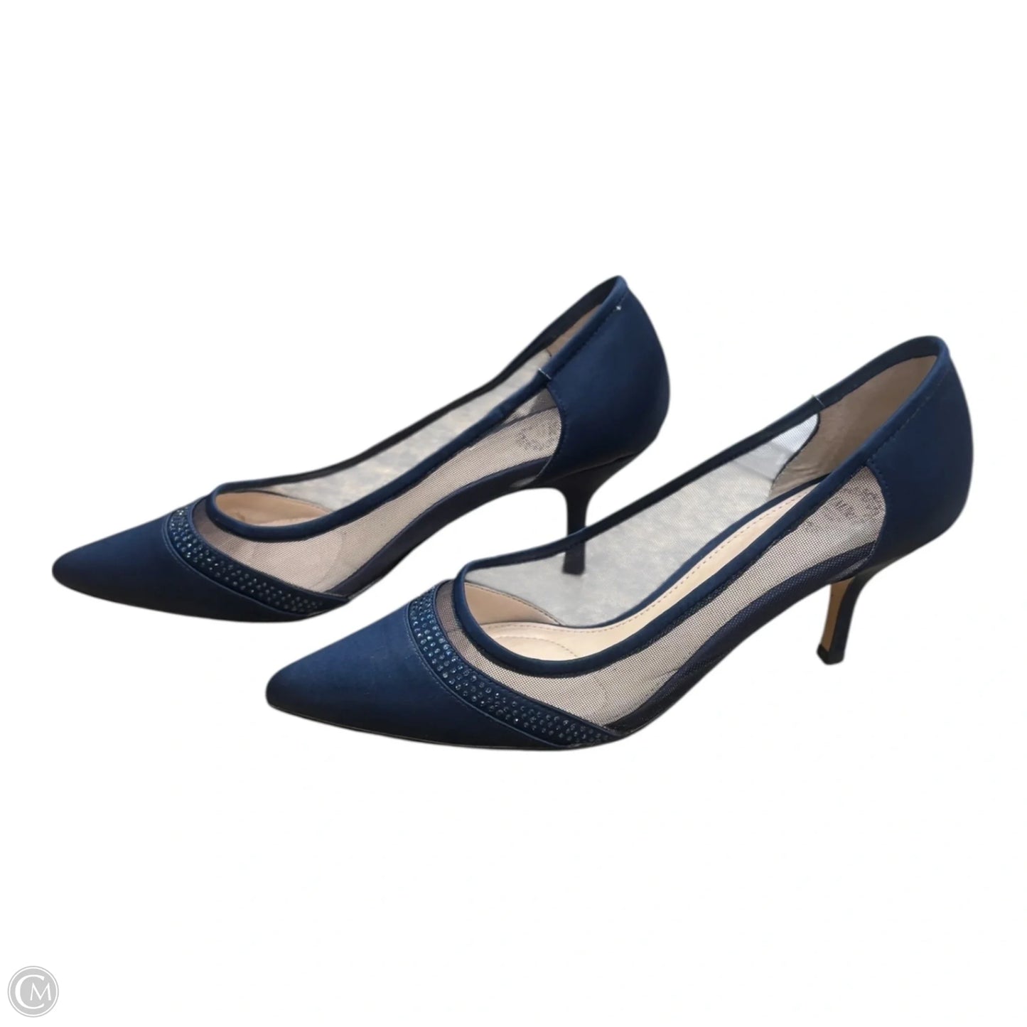 Shoes Heels Kitten By Cmc In Navy, Size: 7.5