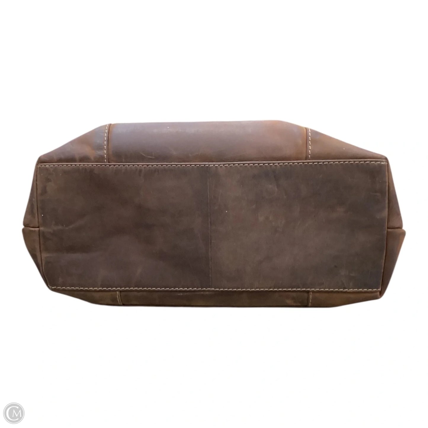 Handbag Leather By Cmc, Size: Medium