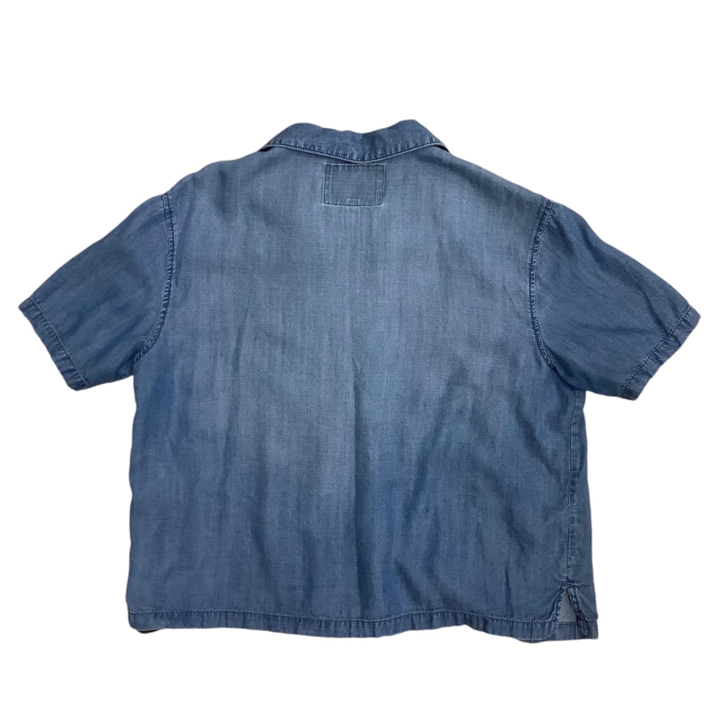 Top Short Sleeve By Clothes Mentor In Blue Denim, Size: S