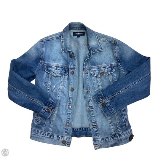 Jacket Denim By Lucky Brand In Blue, Size: S