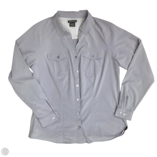 Top Long Sleeve By Exofficio In Grey, Size: L