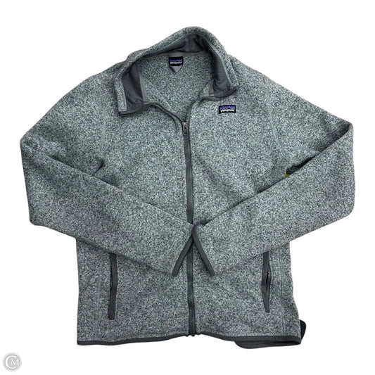 Athletic Jacket By Patagonia In Grey, Size: Xl