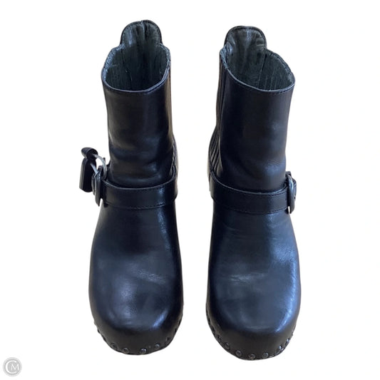 Boots Ankle Heels By Dansko In Black, Size: 8