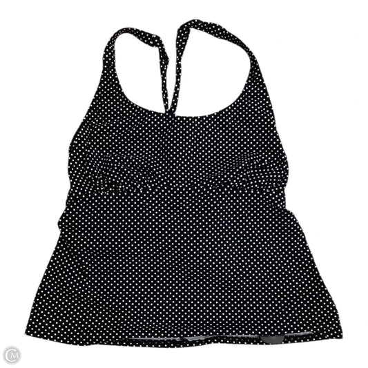 Swimsuit Top By Lands End In Polkadot Pattern, Size: 14