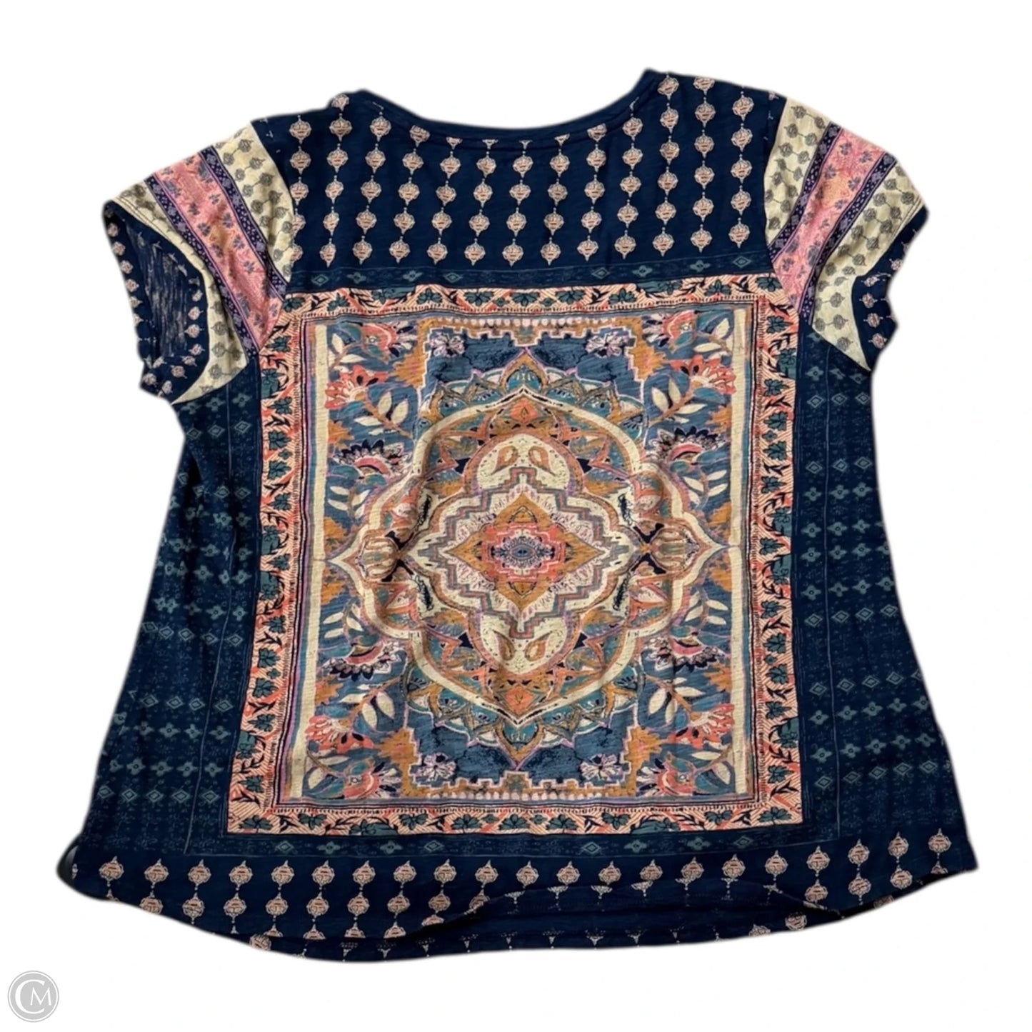 Top Sleeveless By Lucky Brand In Blue, Size: 1x