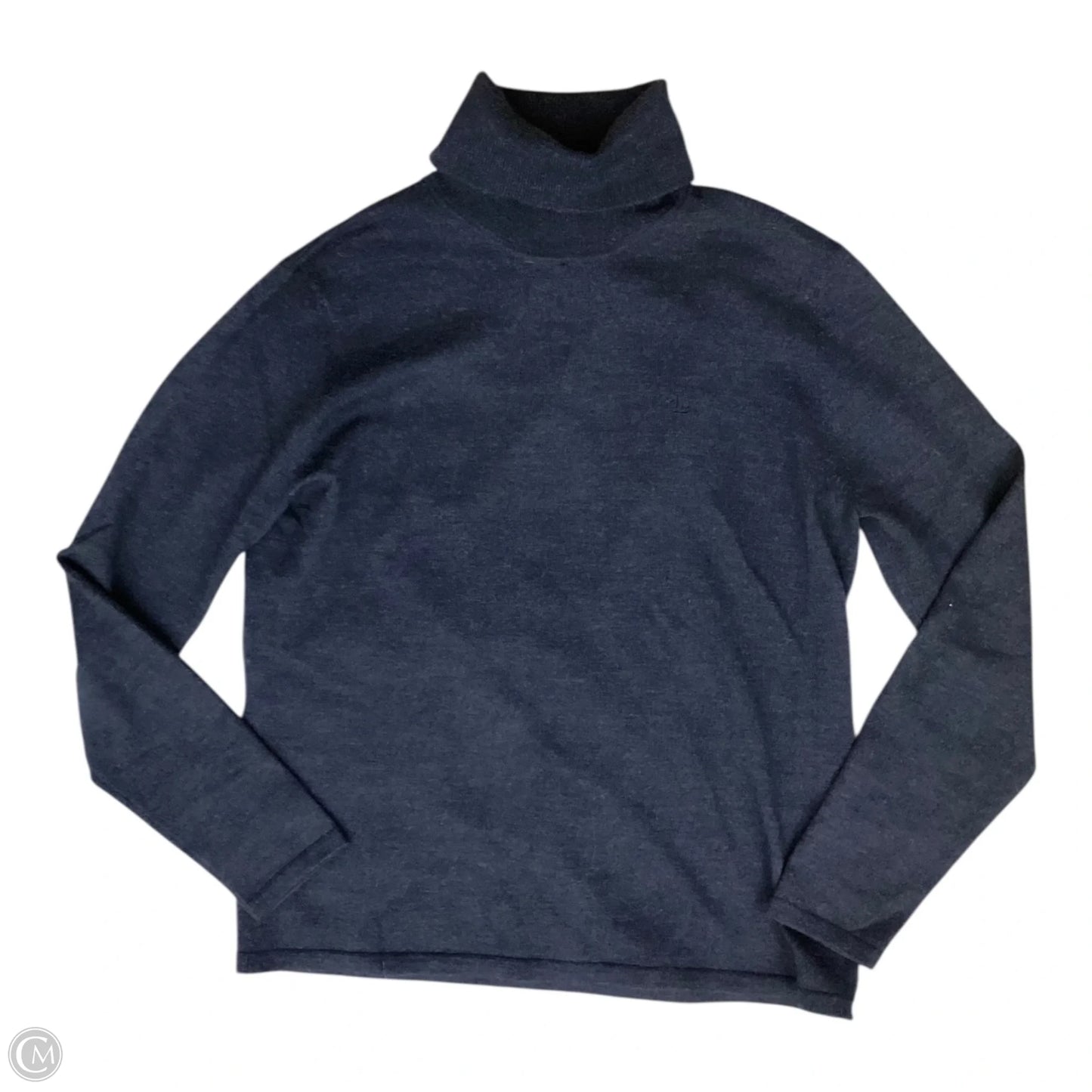 Sweater By Lauren By Ralph Lauren In Grey, Size: L