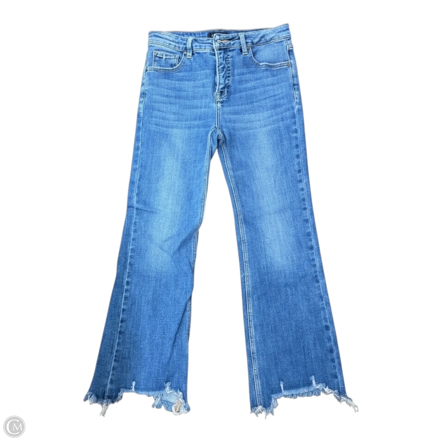 Jeans Straight By Risen In Blue, Size: 6