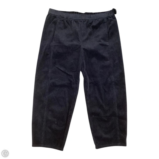 Pants Corduroy By Eileen Fisher In Black, Size: 16