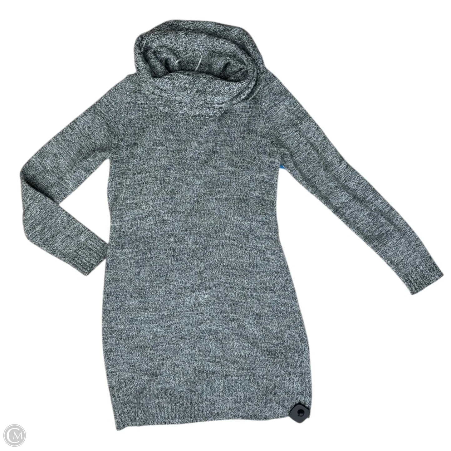 Dress Casual Midi By Massini In Grey, Size: M