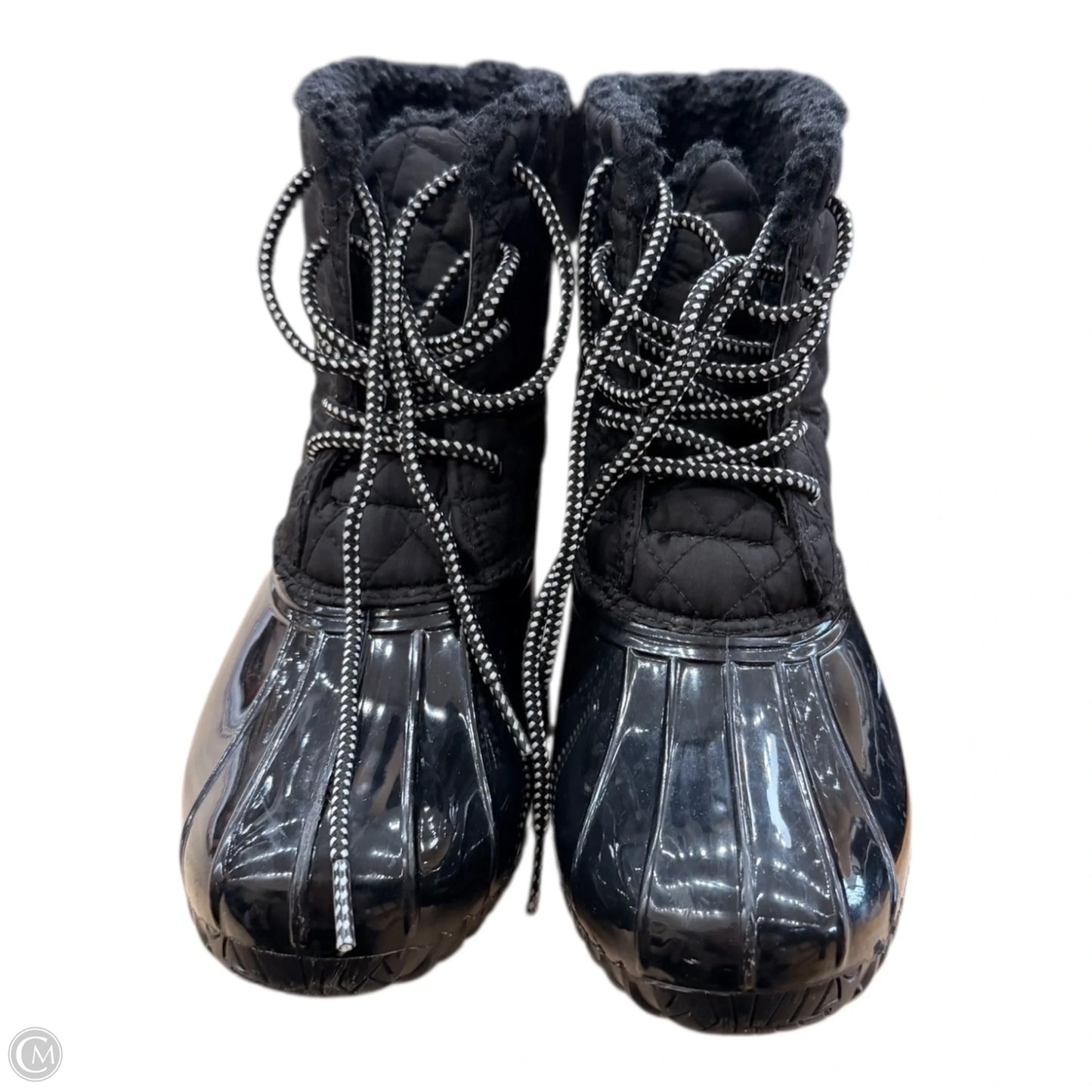 Boots Snow By Sporto In Black, Size: 9