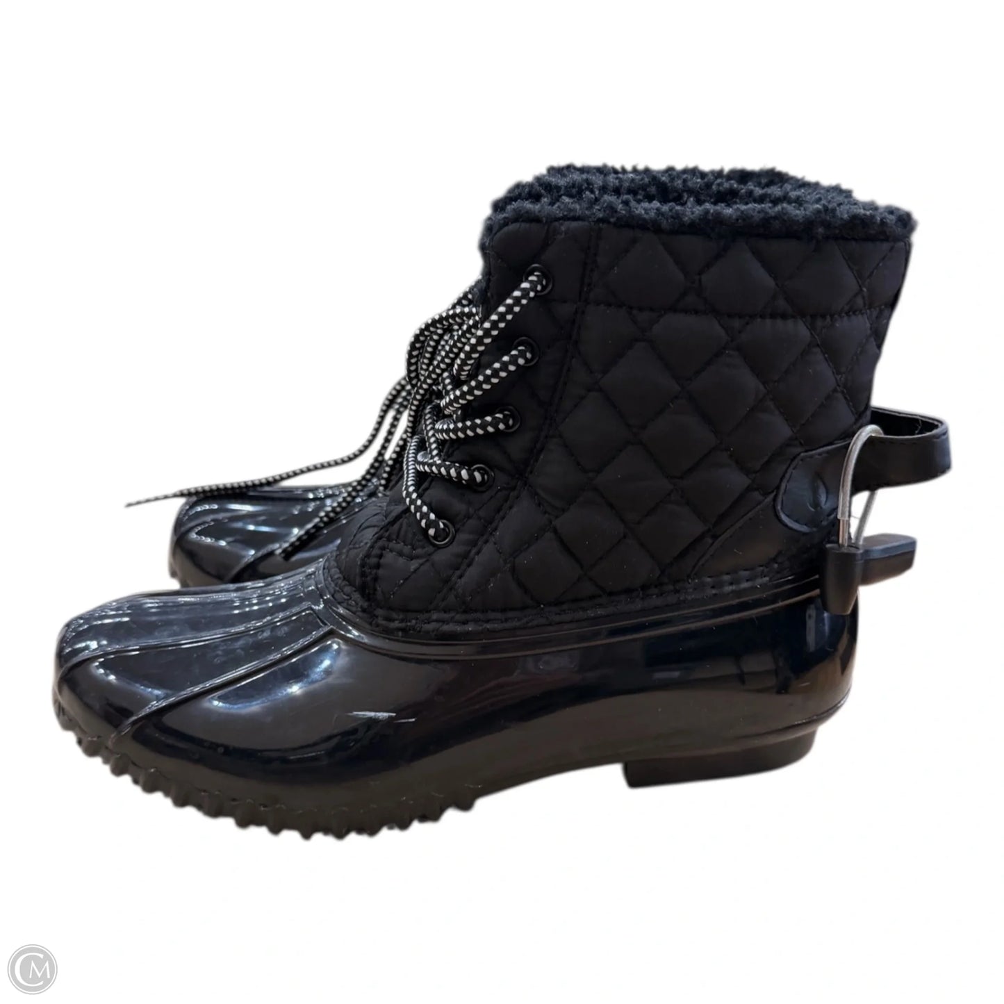 Boots Snow By Sporto In Black, Size: 9