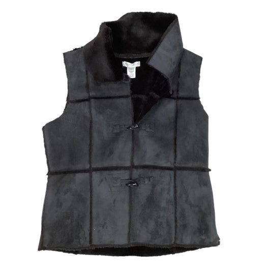 Vest Designer By White House Black Market In Black, Size: L