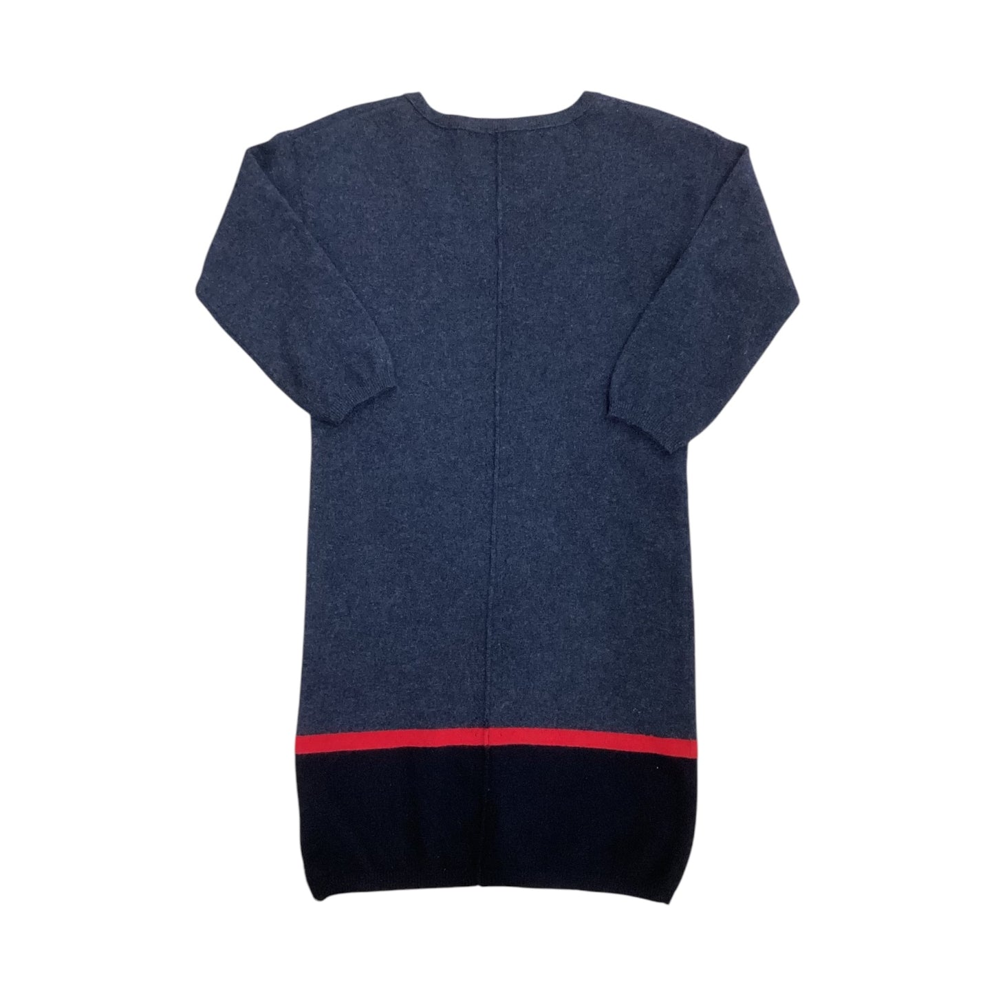 Sweater Designer By 360cashmere In Grey & Red, Size: S