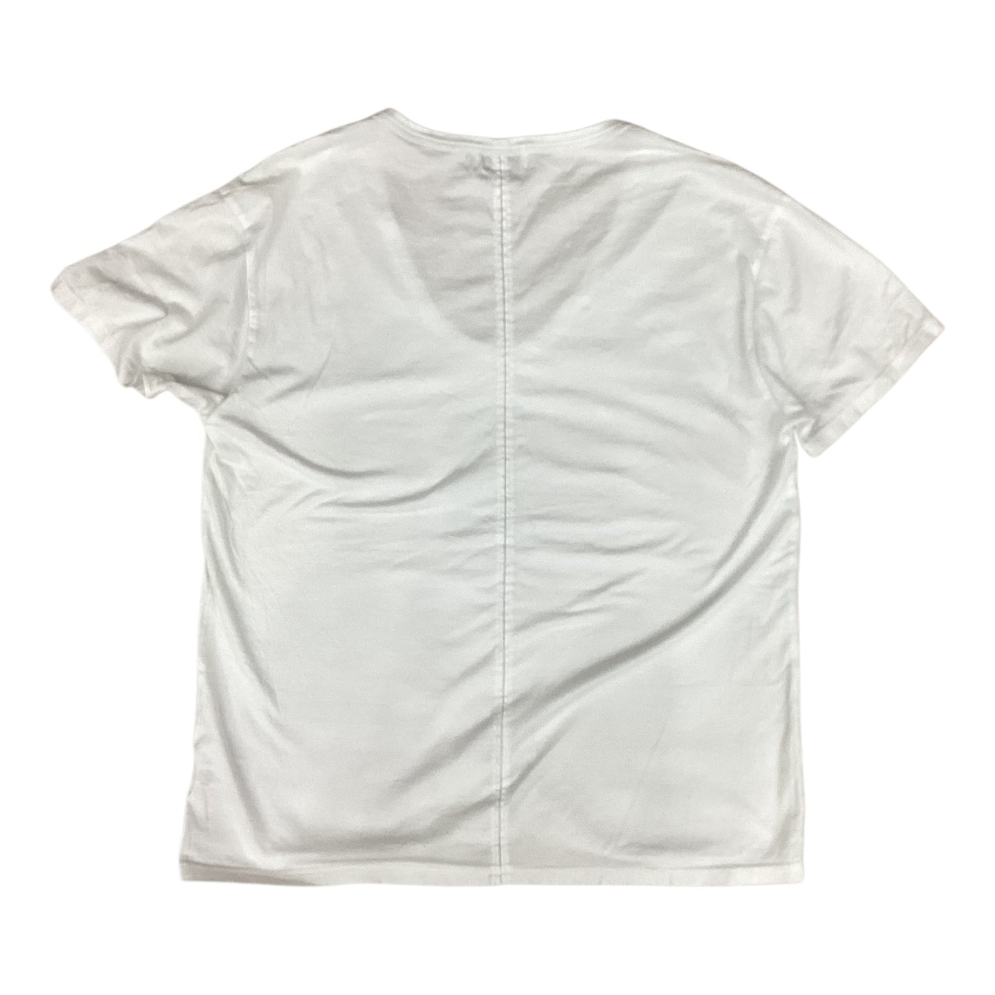 Top Short Sleeve Designer By Adriano Goldschmied In White, Size: S