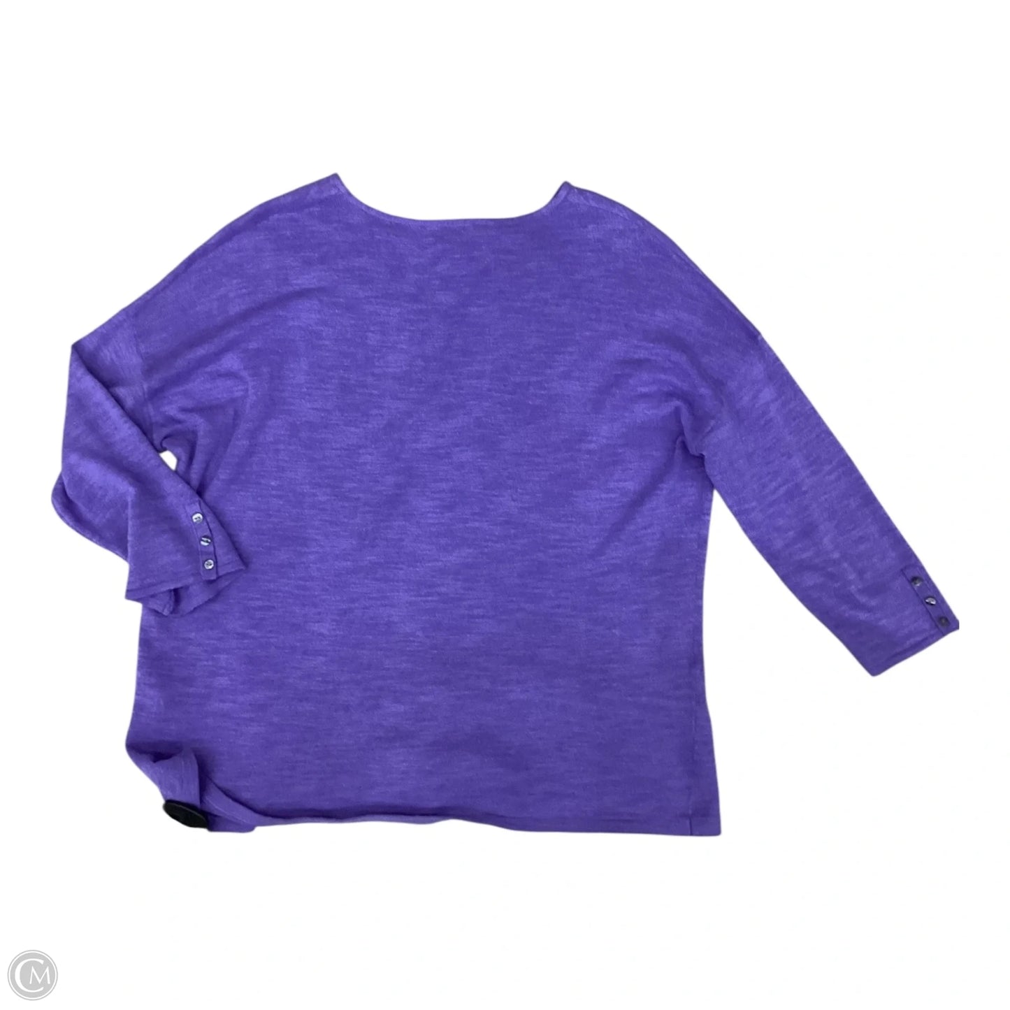 Top Long Sleeve By J. Jill In Purple, Size: S