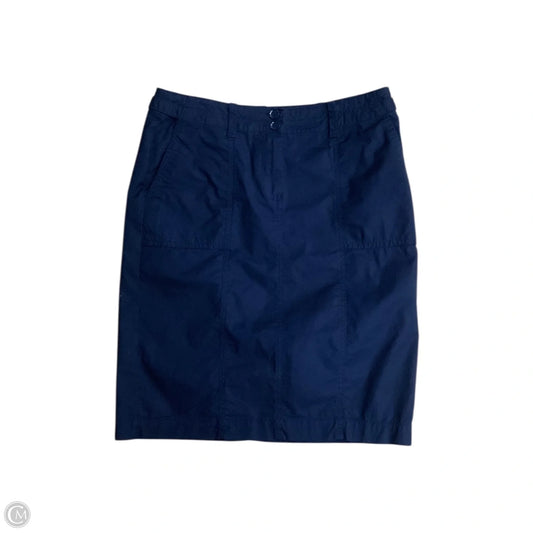 Skirt Mini & Short By Talbots In Navy, Size: 6p