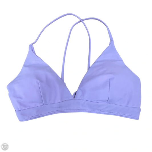 Swimsuit Top By Clothes Mentor In Purple, Size: Medium