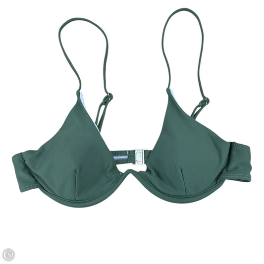 Swimsuit Top By Clothes Mentor In Green, Size: S