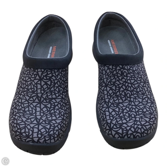 Shoes Flats By Merrell In Black & Grey, Size: 8.5