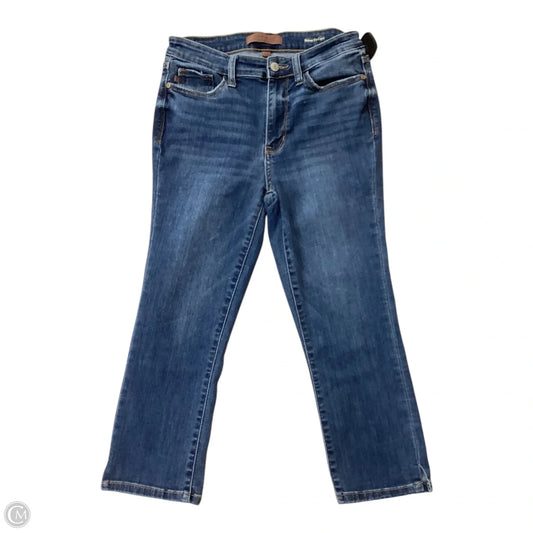 Jeans Cropped By Judy Blue In Blue Denim, Size: 6