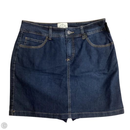 Skort By St Johns Bay In Blue Denim, Size: 4