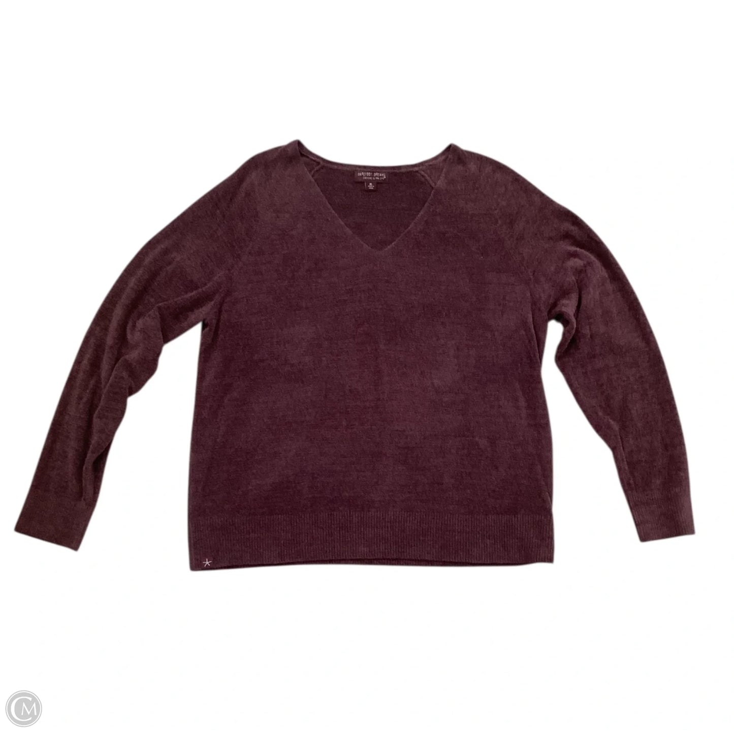 Top Long Sleeve By Barefoot Dreams In Purple, Size: Xl