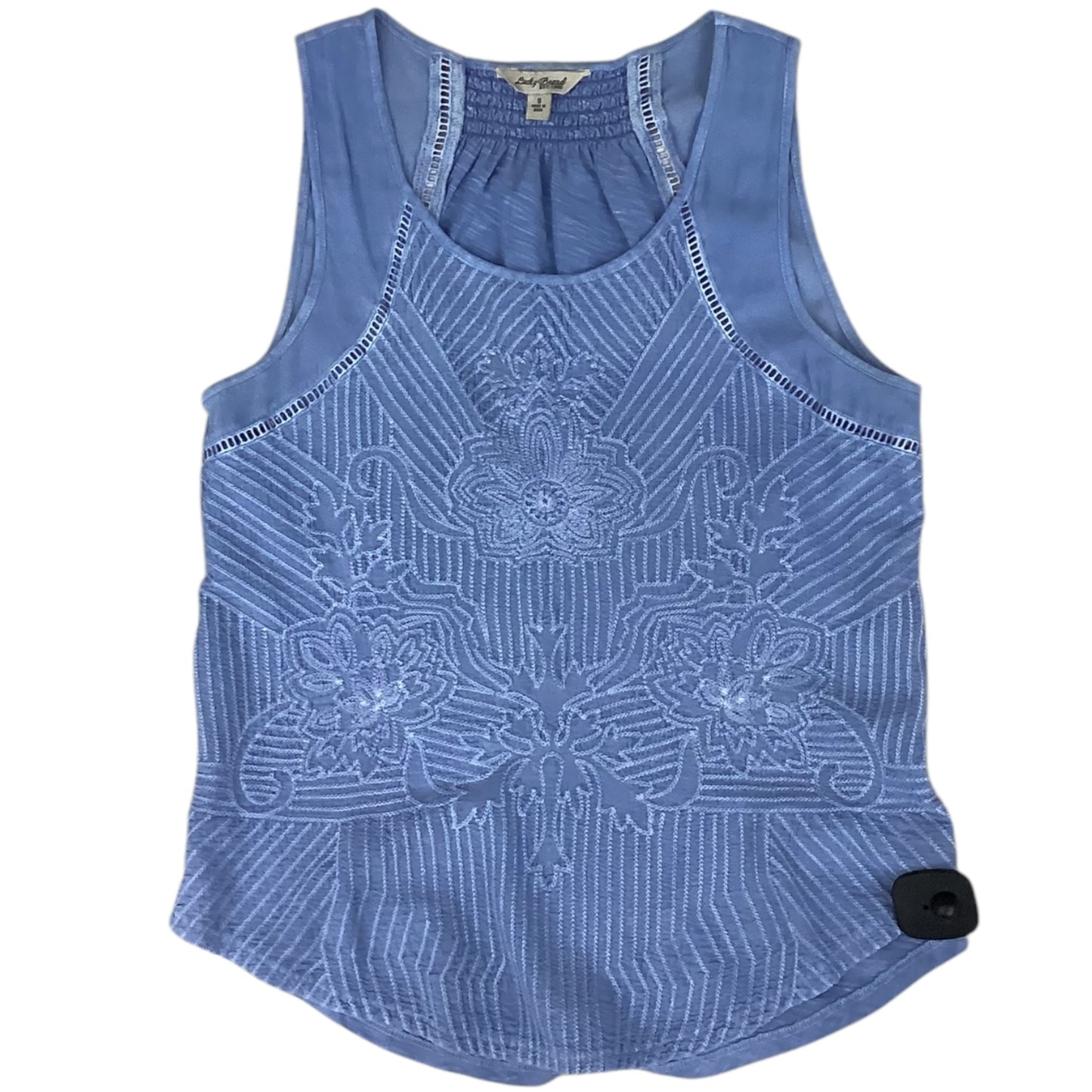 Top Sleeveless By Lucky Brand In Blue, Size: S