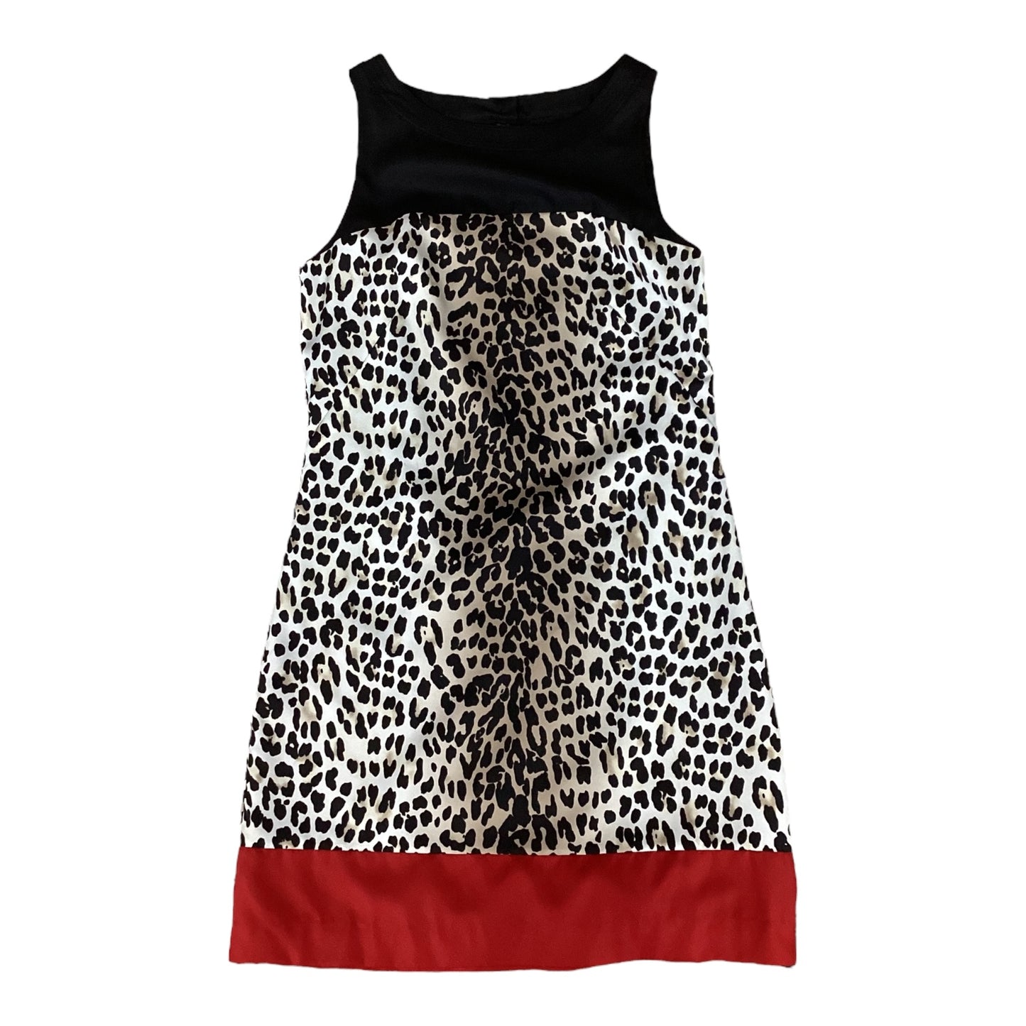 Dress Casual Midi By White House Black Market In Animal Print, Size: S